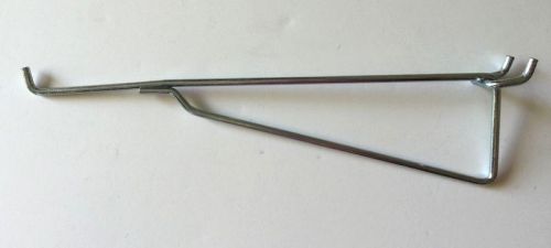 (2 Pack)10&#034; Metal Garage Hanger Shelf Brackets for 1/8&#034; 1/4&#034; Pegboard &amp; Slatwall
