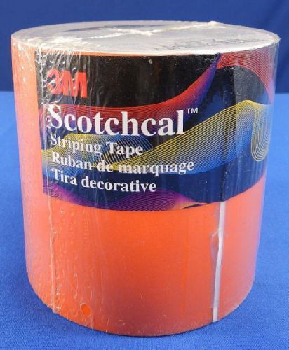 3M Scotchcal 4” Wide S/L Orange Vinyl Film No. 79977 New