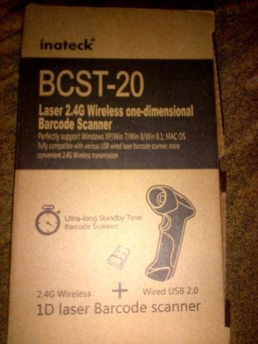 BCST-20 Laser 2.4G Wireless Barcode Scanner