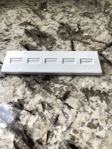 White Faux Leather 5 Ring Holder