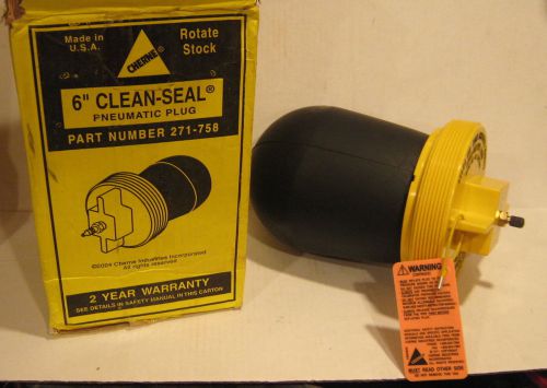 Cherne 271-758 Pneumatic Clean-Seal Plug 6&#034; Diameter