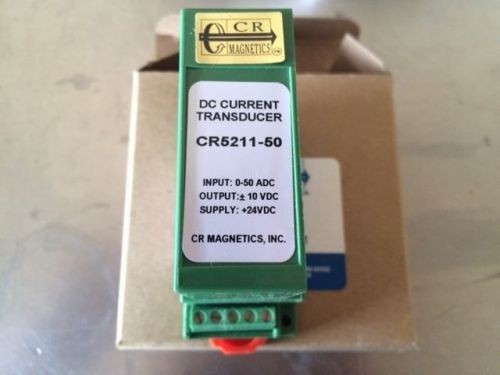 CR Magnetics CR5211-50 DC Current Transducer, 0-10vdc output, 0-50ADC input