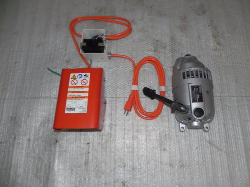 Ridgid 300 Motor,115 V. FWD/REV Switch &amp; Ridgid foot switch,complete Elect. set