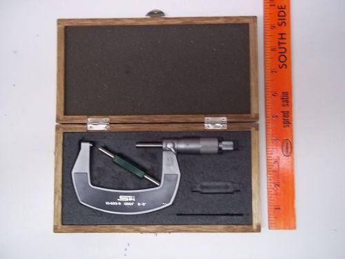 SPI MICROMETER 10-603-9 2-3&#034; .0001 QUALITY CONTROL MACHINIST TOOL WITH CASE