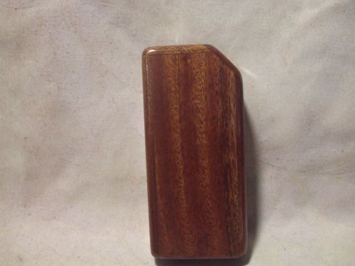 Wood box mod handcrafted a.mahogany twin 26650s fat daddy 510 sub ohm 22mm pad for sale