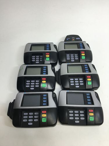 Lot of 13 verifone mx850 touch screen signature credit card reader *system error for sale