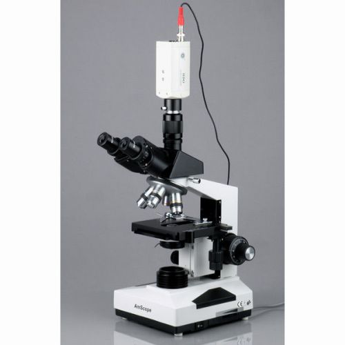 40X-1600X Professional Biological Video Trinocular Compound Microscope