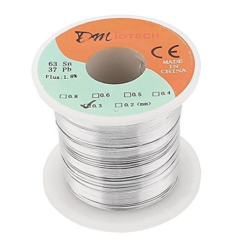 DMiotech? 0.3mm 200G 63/37 Rosin Core Flux 1.8% Tin Lead Roll Solder Wire