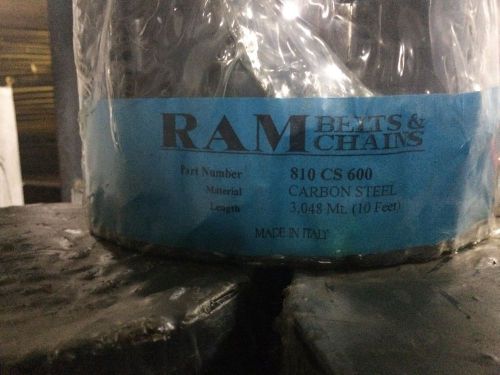 RAM 810 CS 600 10&#039; Carbon Steel Table Top Chain