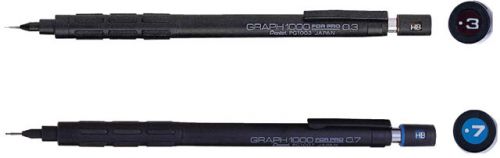 Pentel PG1003+PG1007 GRAPH 1000 FOR PRO Draughting Mechanical Pencil (1pc Each)