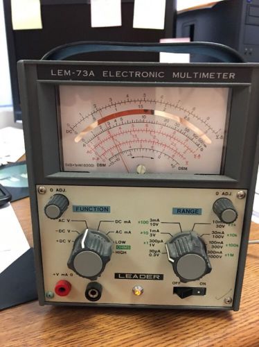 Leader Electronics LEM-73A Electronic Multimeter