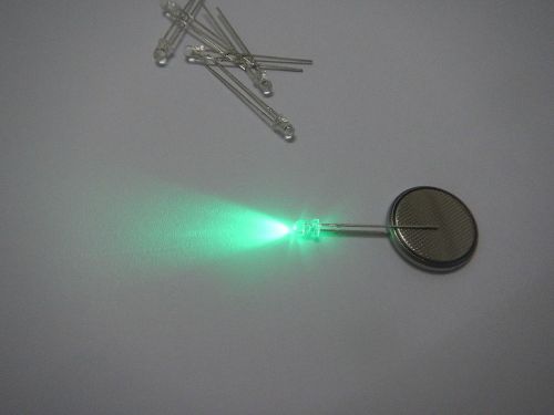 5000pcs, 3mm cyan 7000mcd 500~505nm water clear led lamp led&#039;s new for sale