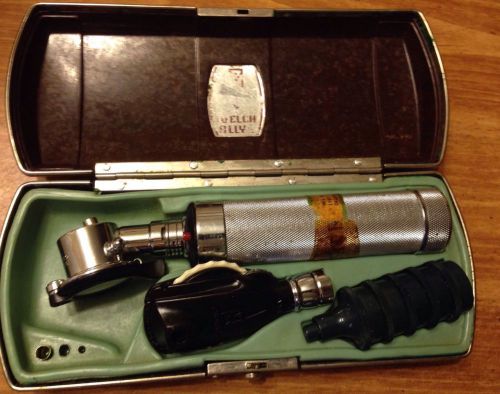 Welch-Allyn Otoscope Set Vintage With Case + Extras FREE Shipping