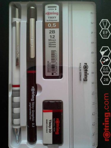 The Rotring Creative  set Tikky 0.5  Mechanical pencil with Pigmented Ink