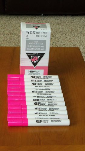 Eberhard faber pink 4009 highlighter -box of 12- new for sale