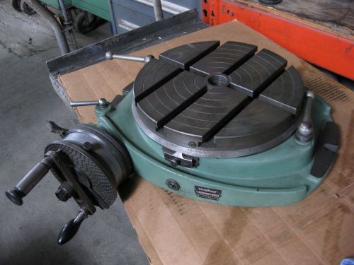 WALTER 12.5&#034; LOW PROFILE HORIZONTAL ROTARY TABLE W/ INDEXING ATTACHMENT