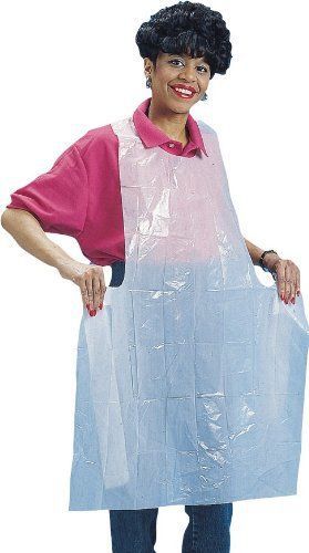 AMBITEX® P2846 Protective Polyethylene Aprons 100/Box 28&#034; x 46&#034;