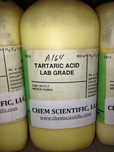 Tartaric Acid, Granular, four 500g packages (2kg total)