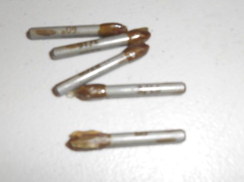 Lot of 5 3/16 6FL. HSS 60 Degree Chatterless Countersink 1 1/2 inches long