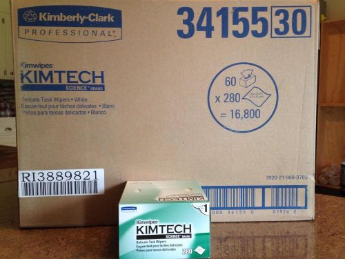 Kimtech Science KimWipes Delicate Task Wipers; 4.4 x 8.4 in. --60 Boxes