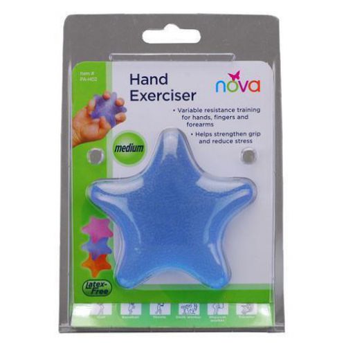 Hand Squeeze Star, Medium, Blue, Free Shipping, No Tax, #PA-H02
