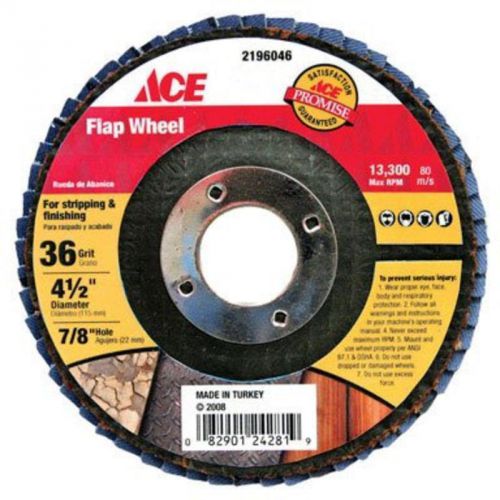 Ali Industries Inc Flap Wheel 4-7/8&#034;X7/8&#034; Ace Grinding Cups and Wheels 2196046