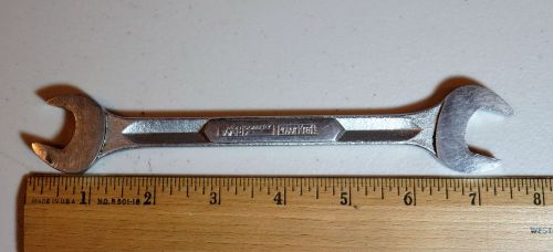 Montgomery Ward PowrKraft open end Comb. WRENCH  19/32 and 11/16