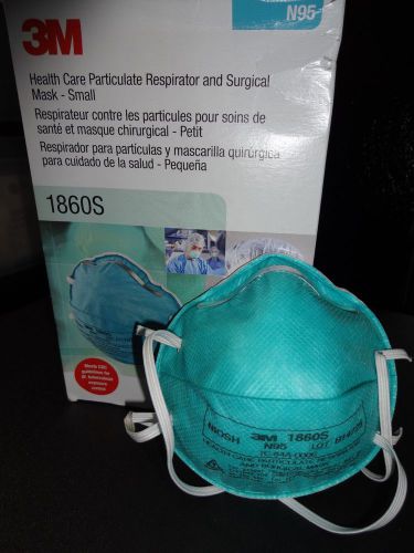 3M N95 1860S Health Care Particulate Respirator &amp; Surgical Mask Small Box of 20