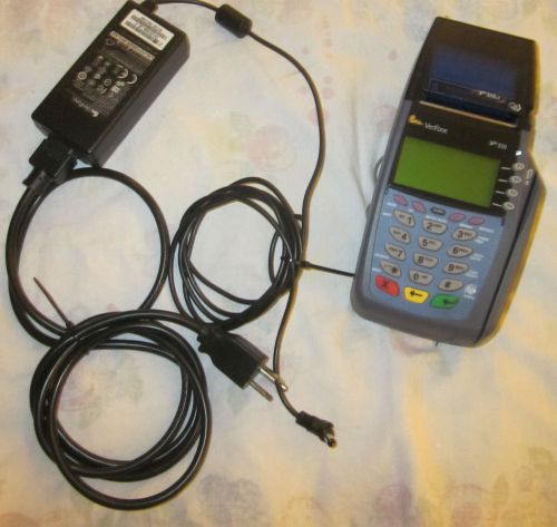 Verifone VX-510LE Omni 5100 POS Credit Card Terminal With Power Adapter