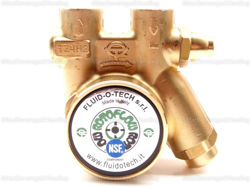 Fluid-o-tech brass rotary vane procon pump with relieve vlv 100 gph new 132285 for sale