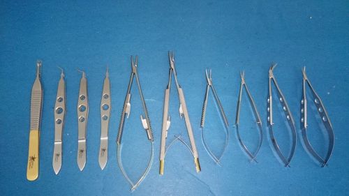 Micro Ophthalmic Instruments set of 10 pcs