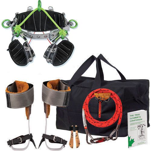 Premium spur climbing starter kit,w/ titanium climbing spurs, kit70-c for sale