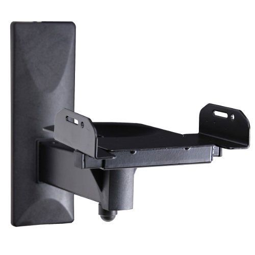 Videosecu one pair of side clamping speaker mounting bracket with tilt and swive for sale