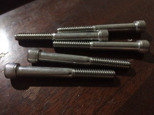 316 Stainless Socket  Head Cap Screw 1/4-20 x 2 1/4&#034;   5ea