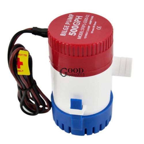 2014 hot 12v electric 500gph / 1900lph submersible bilge pump marine boat  txgt for sale