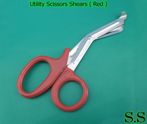 12 Bandage Scissors EMT Paramedic Medical Tool Red 7.5&#034;