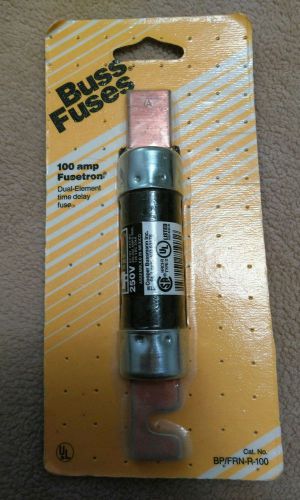 100A Cartridge Fuse 250V Dual Element FRN-R-100 Time-Delay Class RK5