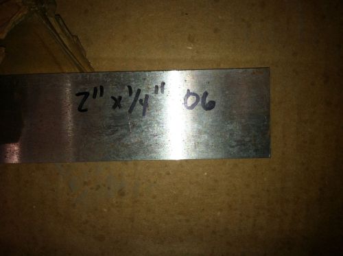 06 tool steel precision flat bar 2&#034; x 1/4&#034; x 8&#034;  - machine shop stock for sale
