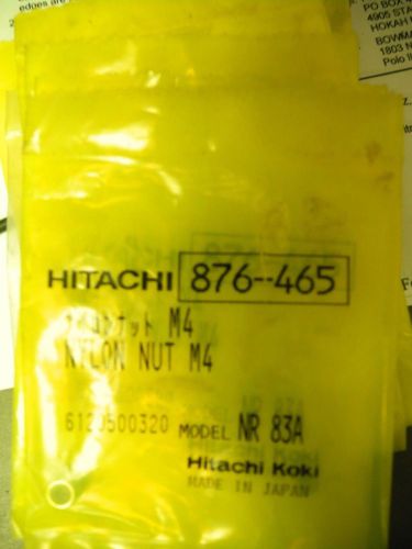 Hitachi 876-465 Nylon Nut M4, Set of 12 Nuts, NEW