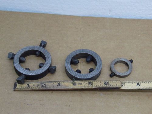 3 toolmaker&#039;s , machinist cylinder clamps stops for sale