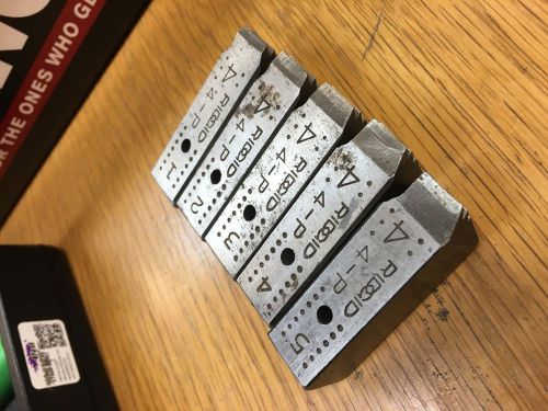 Rigid 4-p 4&#034; pipe threader die set - 141 for sale