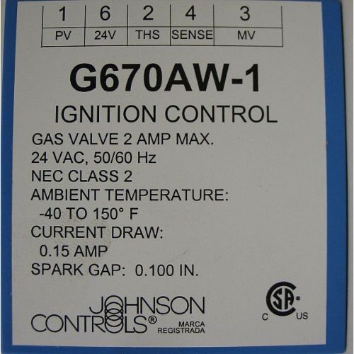 Blodgett Ignition Module G670AW-1