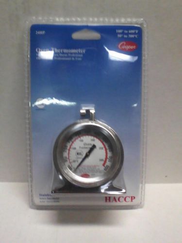 Cooper-atkins 24hp stainless steel oven thermometer, 100 to 600 degree for sale