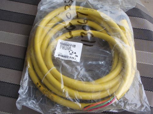 Brad harrison 12 foot 105000a01f120 5 pole female cordset straight connector for sale
