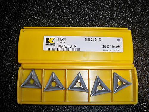Kennametal TNMS431 Carbide Inserts New Tray Of 5