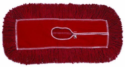 Wilen C014018, Twister Loop Polyester Back Dust Mop, 18&#034; Length x 5&#034; Width, Red