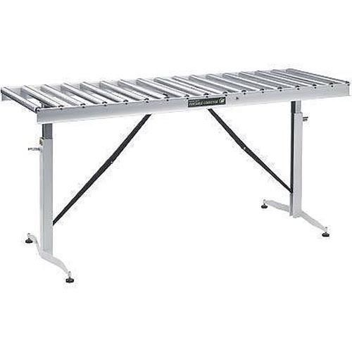 Portable conveyor belt - 17 rollers - 24&#034; w x 66&#034; l - legs fold - commercial for sale