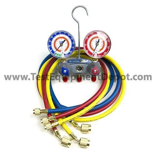 Yellow Jacket 49831 Titan 2-Valve Test and Charging Manifold degrees F, psi