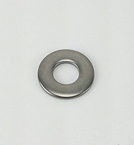 Stainless Flat Washers 1/4 Inch, 304 Stainless Steel, 100 pieces 1/4 Flat Wa...