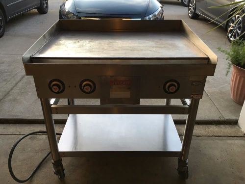Vulcan HEG36D - 36&#034; Electric Griddle / Cooktop w/ Stainless stand. Works great!